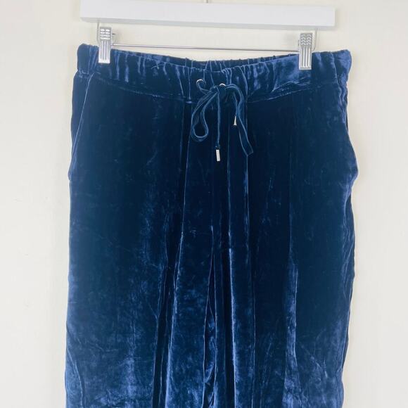 Rails women’s blue velvet jogger drawstring size small - Picture 2 of 5